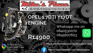 Opel Y17dt Engine