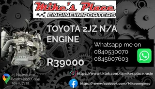 Toyota 2jz Non -turbo Engine