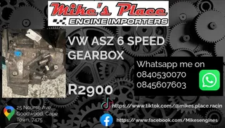 Vw Asz 6 Speed Gearbox