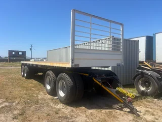 2022 Ramkat Four Axle Flatdeck Drawbar Trailer
