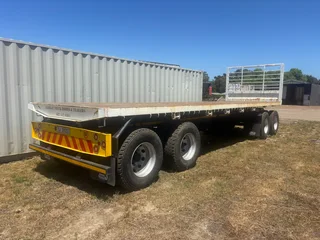 2022 RAMKAT FOUR AXLE FLATDECK DRAWBAR TRAILER