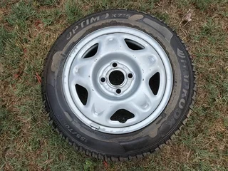 14 inch Mag Rim and Tyre for Chevy Spark