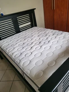 Queen mattress   with flat foot headboard