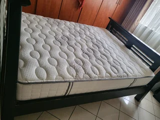 Queen mattress   with flat foot headboard