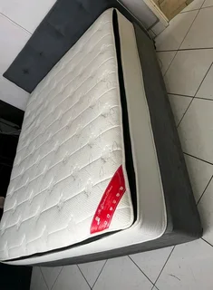 Queen mattress with base