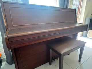 Upright Piano with Stool