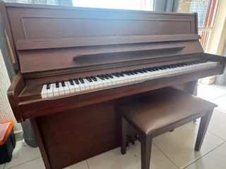 Upright Piano with Stool