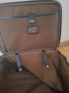 Jekyll and Hide Black Oxford leather Cabin, Carry on Case