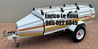 Venter Super 7 Foot Trailer Rubberised Roof Rack *ROADWORTHY CERTIFICATE INCLUDED* - Like Brand New