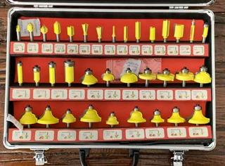 Tork Craft 35 Pc Tungsten Carbide Tipped Router *Brand New*