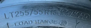 BF Goodrich KO2 255/55/18 LT All Terrain Tyres X5 *Immaculate Condition*