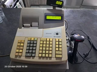 Cash Register with barcode scanner