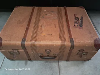 Large vintage suitcase