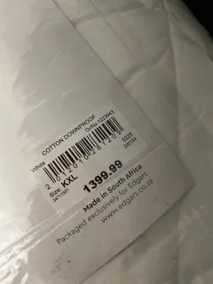 Decor By Edgars - Feather-like Duvet Inner -  super King Size