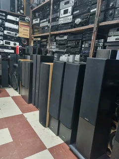 Speakers, Subwoofers, Bookshelves, Amplifiers and all Kinds of Home Appliances, on SALE.