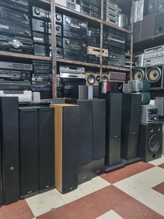 Speakers, Subwoofers, Bookshelves, Amplifiers and all Kinds of Home Appliances, on SALE.