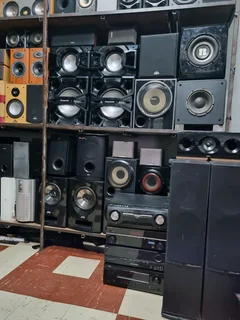 Amplifiers, Speakers, Subwoofers, Projectors, Dvds,Coffee Machines, Bookshelves, Centre Speakers,etc