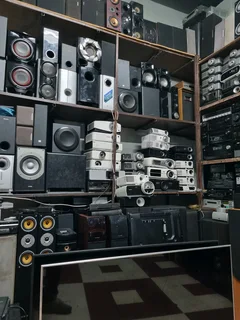 Amplifiers, Speakers, Subwoofers, Projectors, Dvds,Coffee Machines, Bookshelves, Centre Speakers,etc