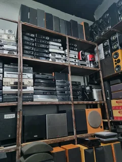 Amplifiers, Speakers, Subwoofers, Projectors, Dvds,Coffee Machines, Bookshelves, Centre Speakers,etc