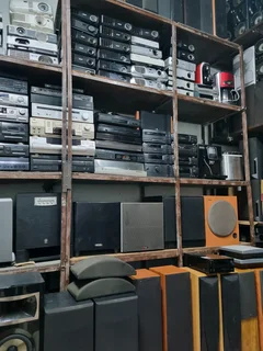 Amplifiers, Speakers, Subwoofers, Projectors, Dvds,Coffee Machines, Bookshelves, Centre Speakers,etc