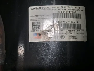 Freezerroom for sale 4mX3mX2,4m working