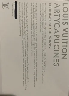 Louis Vuitton Artycapucines