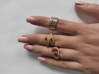 Assorted 18ct Gold Rings