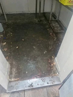 Black small stove and oven