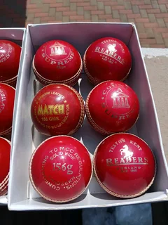 Cricket balls.