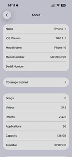 iPhone 16 (128 GB) – Excellent Condition