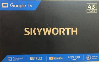 Tv’s Dealer: Skyworth 43” Smart Google Tv Edgeless Full Hd Led With Warranty