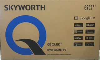 Tv’s Dealer: Skyworth 60” Qled Smart 120hz Hdr10 Edgeless 4k Ultra Hd Qled Plus