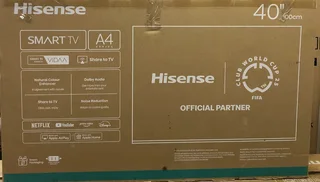 Tv’s Dealer: Hisense 40” Smart Vidaa Edgeless Full Hd Led Brand New