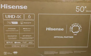Tv’s Dealer : Hisense 50” Smart Vidaa 4k Ultra Hd Edgeless Hdr Led Brand New