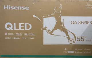 Tv’s Dealer: Hisense 55” Qled Smart 120hz Hdr10 Edgeless 4k Ultra Hd Qled Brand New