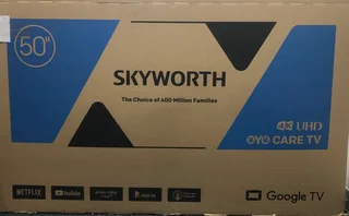 Tv’s Dealer: Skyworth 50” Smart Hdr10 Edgeless 4k Ultra Hd Qled With Warranty