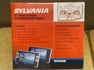 Dual Screen Portable DVD Player for in Vehicle  – Sylvania