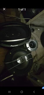 Pioneer 6×9  650w targa mids tweeters