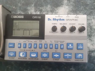 Boss dr-110  Dr Rhythm graphic