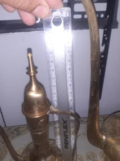 Brass ornaments set of 3