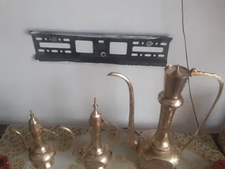 Brass ornaments set of 3