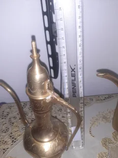 Brass ornaments set of 3