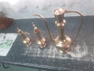 Brass ornaments set of 3