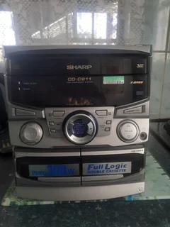 Sharp Mini Music Component System No Speakers  No Auxiliary