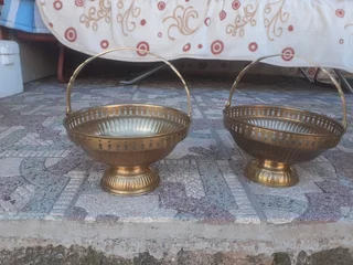 Brass Ornament set of 2