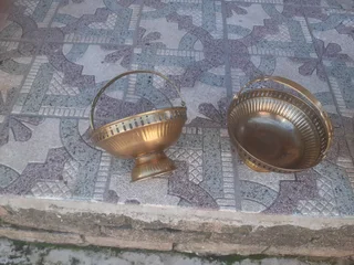 Brass Ornament set of 2