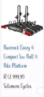 Tow ball eazzy 4 bike rack