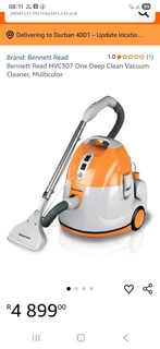 Vacuum carpet upholstery cleaner
