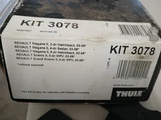 Thule Roofrack brackets