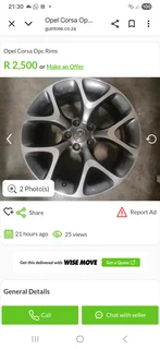 Opel Corsa Opc Rims/Wheels/Mags